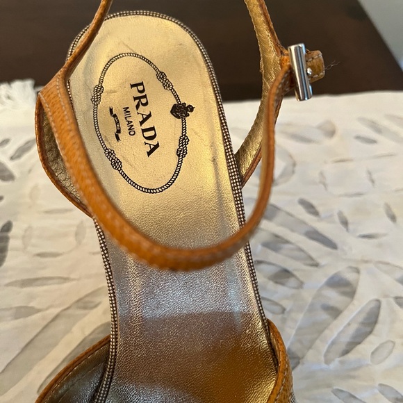 Vintage Prada wedge sandals - Picture 5 of 12